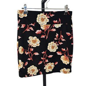 Lily Morgan Womens Floral Bodycon Mini Skirt, Size Small